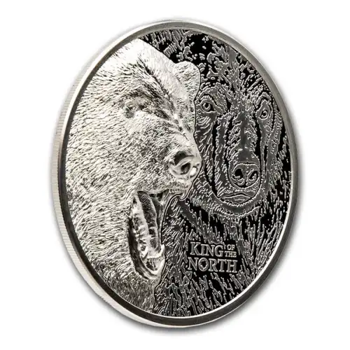 2024 1oz Cook Islands King of the North: Polar Bear .9999 Silver Coin (3)