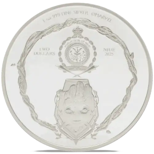 2024 1oz Niue Marvel Groot Colorized .999 Silver Coin (3)