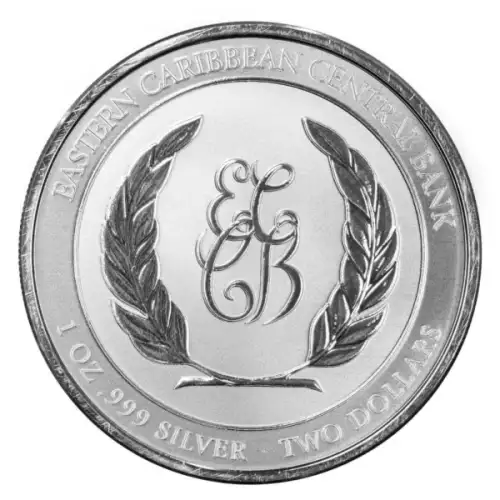 2024 1oz Scottsdale Mint EC8 Montserrat Starfish .999 Silver Coin (2)