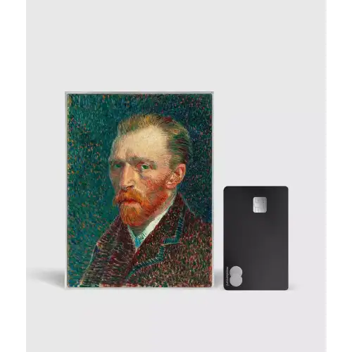 2024 2.5oz Chad Self-Portrait 1887 by Vincent Van Gogh .999 Silver Coin