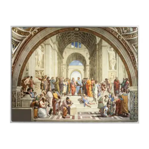 2024 2.5oz Chad The School of Athens by Raffaello Sanzio .999 Silver Coin