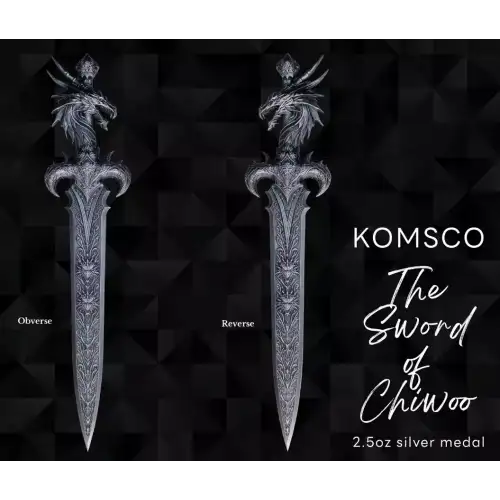 2024 2.5oz South Korea Sword of Chiwoo .999 Silver Medal