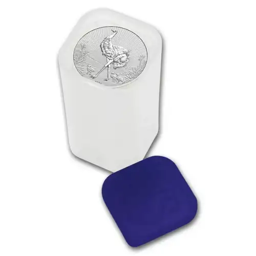 2024 2oz Australia Perth Mint Emu Mother and Baby .9999 Silver Coin (2)