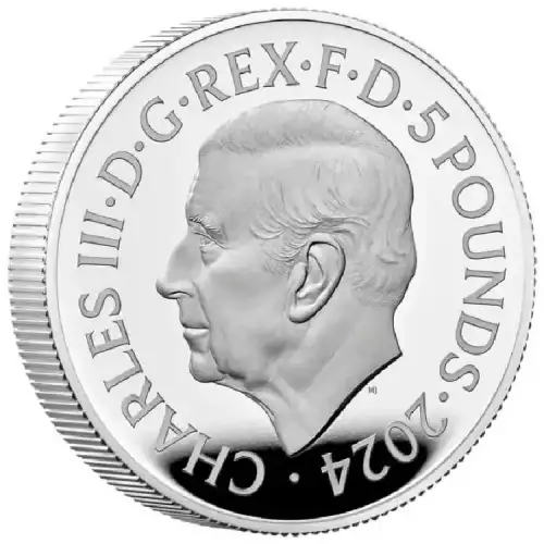 2024 2oz Royal Mint Tudor Dragon Proof .999 Silver Coin (4)
