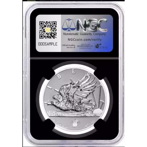 2024 2oz Samoa Light of Liberty .9999 Silver Coin NGC PF70 FDOI Natanya Van Niekerk Signature 