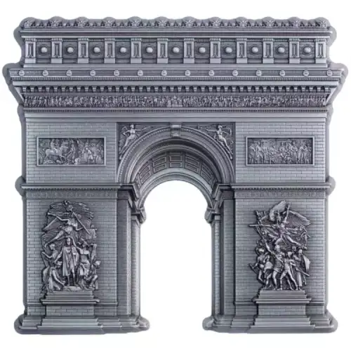 2024 2oz South Korea Triumphal Arch .999 Silver Stacker (2)