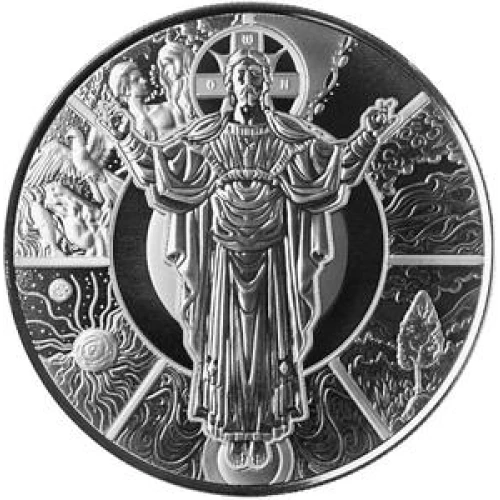 2024 5oz Scottsdale Mint Samoa Jesus Collection The Creator .999 Silver Coin BU