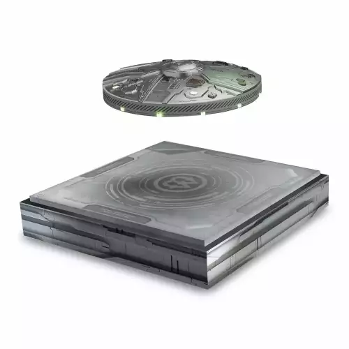 2024 7 oz Cameroon Levitating UFO .999 Silver Coin (3)