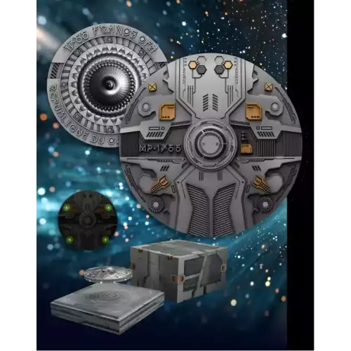 2024 Cameroon Levitating UFO 7 oz Silver Coin