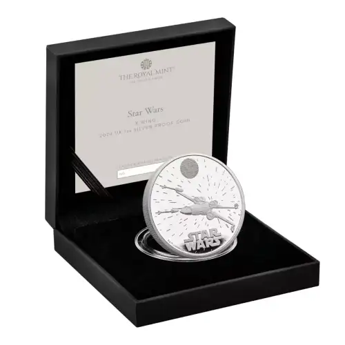 2024 Great Britain Star Wars X-Wing Proof 1 oz Silver Coin (2)