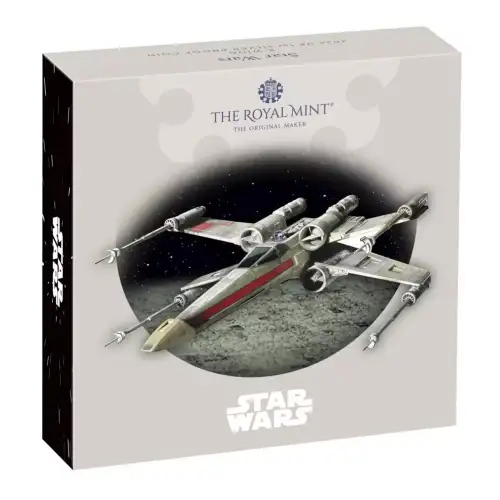 2024 Great Britain Star Wars X-Wing Proof 1 oz Silver Coin (4)