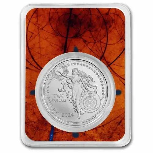 2024 Niue 1 oz Silver Icons of Inspiration: Johannes Gutenberg .999 Silver in Assay (3)