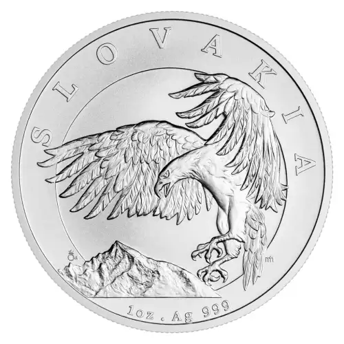 2024 Niue Slovak Eagle BU 1 oz Silver Coin (10,000 Mintage) (2)