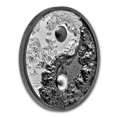 2024 Palau Yin Yang 1 oz silver Black Proof Coin  (4)