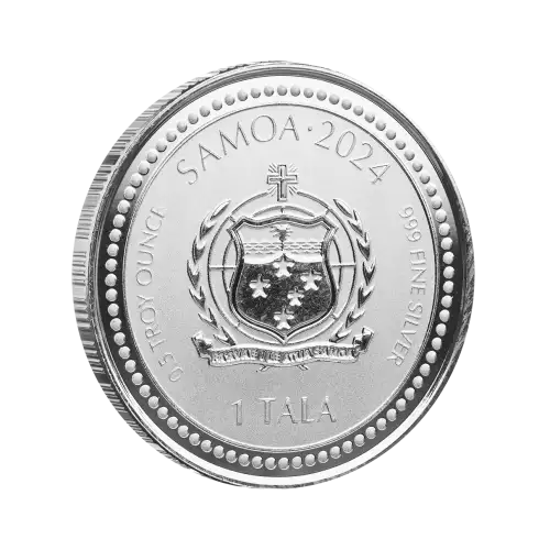 2024 Samoa 1/2 oz Scottsdale Mint .999 Silver Year of the Dragon Coin  [DUPLICATE for #546035] (3)