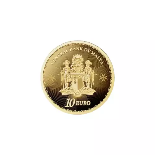 2025 1/10oz Malta Maltese Cross .9999 Gold BU Coin (2)