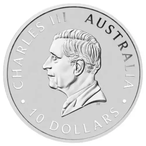 2025 10oz Australia Perth Mint Kookaburra .9999 Silver Coin (2)