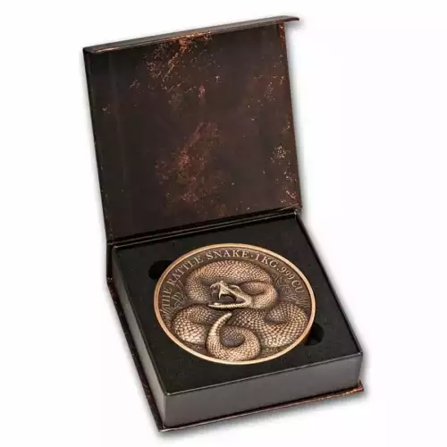 2025 1kg Benin Lunar Rattlesnake .999 Copper Coin