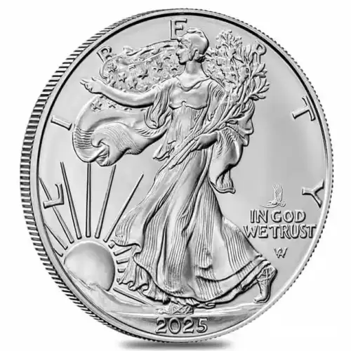 2025 1oz American Silver Eagle with Eagle Privy PCGS MS69 (1 of First 50,000) (2)