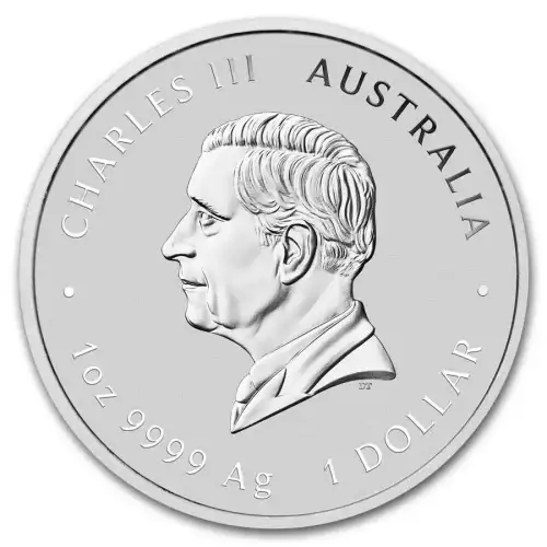 2025 1oz Australia Perth Mint Lunar Series III - Year of the Snake .9999 Silver Coin BU (2)