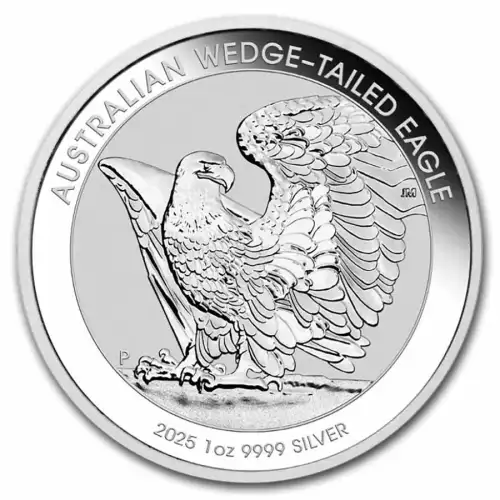 2025 1oz Australia Perth Mint Wedge-Tailed Eagle .9999 Silver