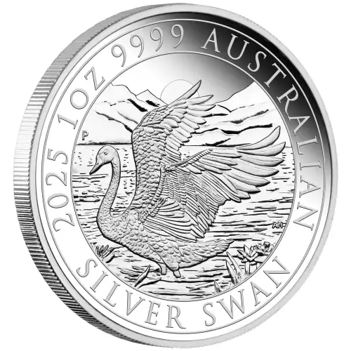 2025 1oz Australia Perth Money Expo ANDA Special Swan .9999 Silver Proof Coin