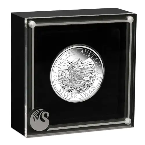 2025 1oz Australia Perth Money Expo ANDA Special Swan .9999 Silver Proof Coin  (4)