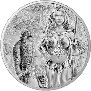 2025 1oz Germania Valkyries: Arnhild .9999 Silver BU Coin