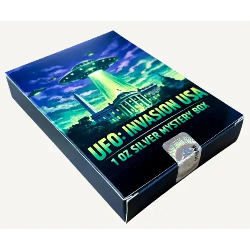 2025 1oz Intaglio Mint UFO Invasion USA .999 Silver Round ICG Mystery Box