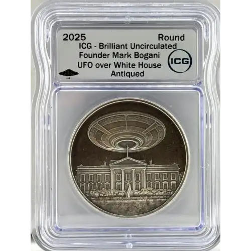2025 1oz Intaglio Mint UFO Invasion USA .999 Silver Round ICG Mystery Box (4)