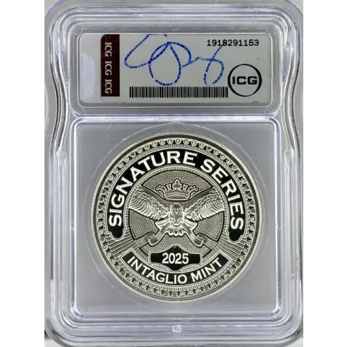 2025 1oz Intaglio Mint UFO Invasion USA .999 Silver Round ICG Mystery Box (6)