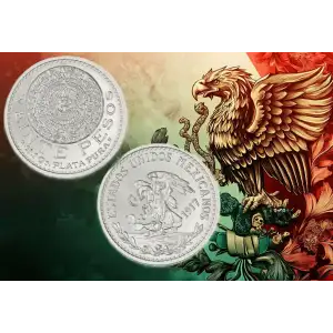 2025 1oz Mexico 20 Pesos 1917 Mexican Tribute .999 Silver BU Round