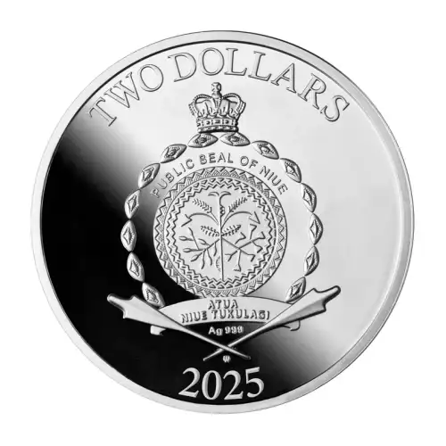 2025 1oz Niue Coral Reef Colorized Proof .999 Silver Coin (2)