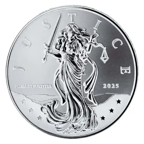2025 1oz Niue Lady Justice Alpha Strike .999 Silver Coin in Card (3)