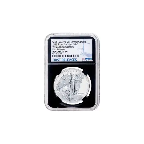 2025 1oz Saint-Gaudens NPF Commemorative Winged Liberty Silver NGC Rev PF70 FR