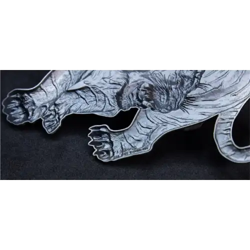 2025 1oz South Korea Komsco Mint Tiger .999 Silver Shaped Medal (2)