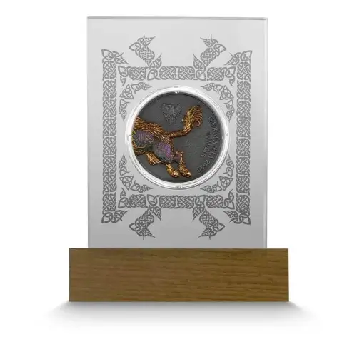 2025 2 oz Germania Beasts - Gullinbursti Ultra Double High Relief .9999 Silver Coin w/ Display & COA (4)