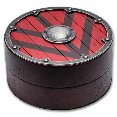 2025 2oz Cameroon The Way To Valhalla Leif Eriksson .999 Silver Coin