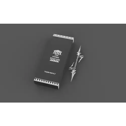 2025 2oz Korea The Divine Weapons Series: Thunderbolt Antiqued .999 Silver Medal (3)