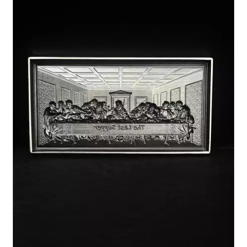 2025 2oz Today Mint The Last Supper Antiqued UHR .999 Silver Stacker (2)