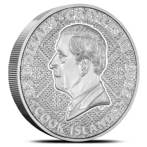 2025 5 oz Cook Islands Samurai Proof .9999 Silver Coin (2)