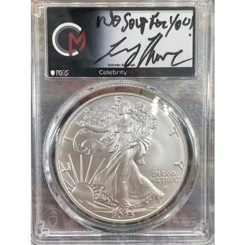 2025 American Silver Eagle PCGS BU - Celebrity Mint 