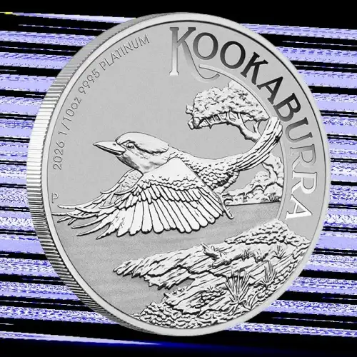 2026 1/10 oz Australia Perth Mint Kookaburra .9995 Platinum Coin