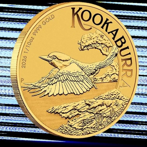 2026 1/10 oz Australia Perth Mint Kookaburra .9999 Gold Coin