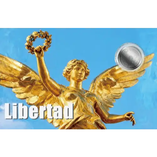 2026 1/1000 oz Liberia Libertad .9999 Platinum Coin in Card