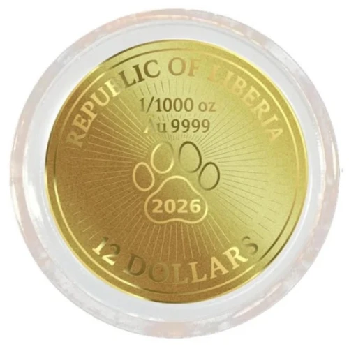2026 1/1000th oz Liberia A Friend In Me .9999 Gold Coin in Card (4)