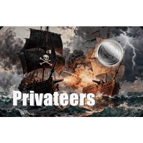 2026 1/1000th oz Liberia Privateers .999 Platinum Coin in Card