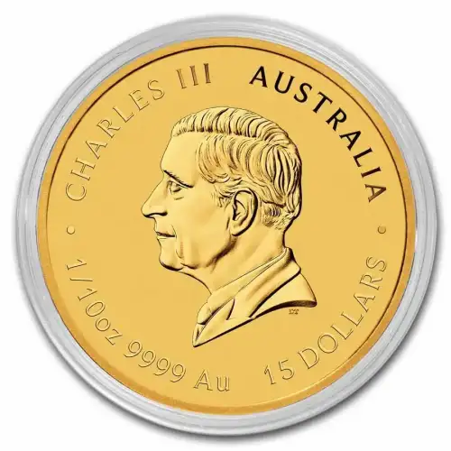 2026 1/10oz Australia Perth Mint Lunar Series III: Year of the Horse .9999 Gold Coin (4)