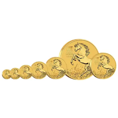 2026 1/10oz Australia Perth Mint Lunar Series III: Year of the Horse .9999 Gold Coin