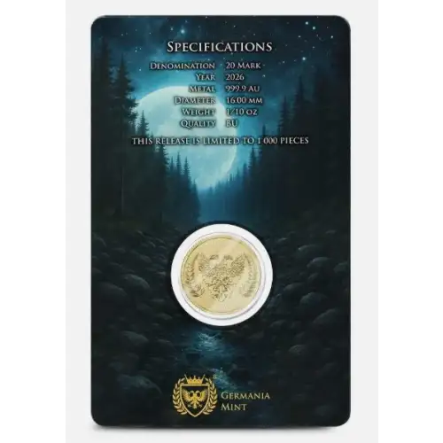 2026 1/10oz Germania .9999 Gold round in Assay [DUPLICATE for #560325] (4)
